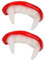 2 Pieces Halloween Vampire Teeth Fake Fangs Vampire Costume Accessories for Masquerade Theme Party Cosplay