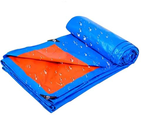 DSFHVBDD Tarp Cover for Shade, Tarpaulin Waterproof Heavy Duty Thick, Tarp Cover for Pool, Tarp Cover for Car, Protective Cover for Patio,Porch and Outdoor (1x1m)
