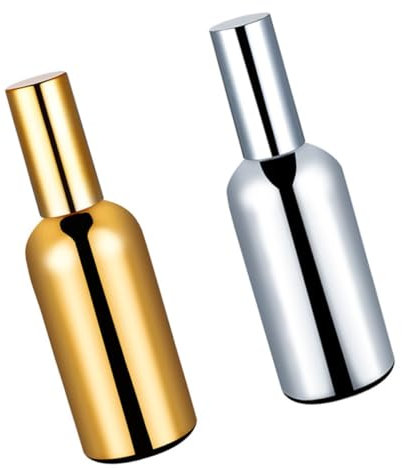 FRCOLOR 2pièces Vaporisateurs Verre Pour Cocktails Flacons à Bouton Antidérapants Avec Surface Galvanisée Pour Dosage Facile Et Couleurs Assorties Pour Distinction