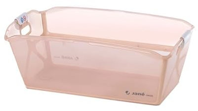 Jane Oasis - Bañera plegable para bebé, compacta, fácil de plegar con soporte resistente para recién nacidos y bebés (rosa)