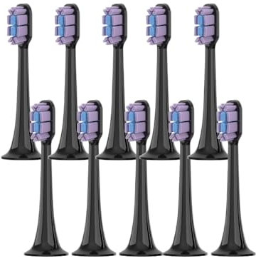RCCCLXWO 5/10 Stück Ersatzbürstenköpfe, Kompatibel Mit Der Elektrischen Zahnbürste XIAOMI MIJIA T700 Mes604, Borsten Mit Kappen, Versiegelte Packung(10Pcs Adapts to T700)