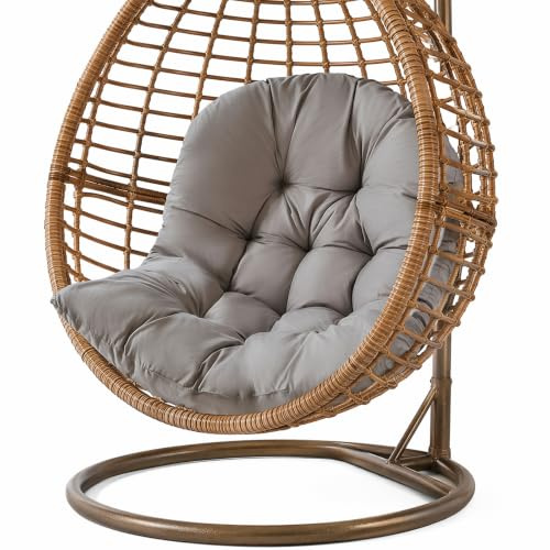 Hängesessel Kissen, Kissen für Hängesessel 120x80CM, Sitzkissen Hängesessel | Kissen Hängesessel Wasserdicht, Kissen Hängesessel Outdoor Eierform, Kissen für Hängesessel Outdoor für Hängeschaukel