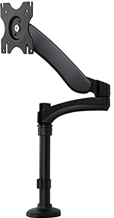 B-Tech BT7383 Full Motion Flat Screen Desk Mount with Double Arm in Graphite Black