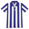 World of Football Traditionstrikot blau-weiß - L