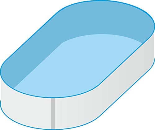 Trendpool Piscina ovale per piscina, 5,30 x 3,20 x 1,20 m IH 0,8 mm
