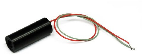 Laser Lasermodul Punktlaser rot 650nm 1mW 5VDC Fokus: 100mm 8x21mm Aluminiumgehäuse - 70103779