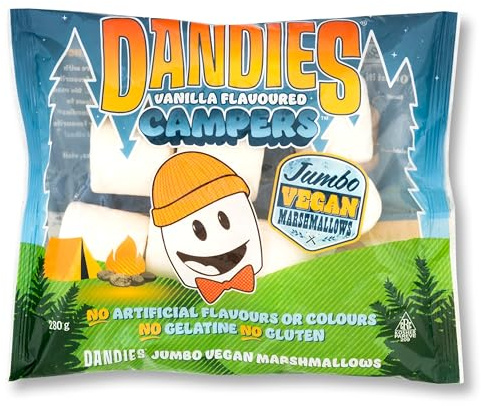 Dandies - Jumbo Vegan Marshmallows Vanilla Flavoured, 280g