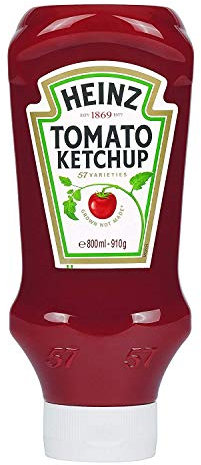 Heinz Tomato Ketchup, 910g - Vegan friendly sauce made from sun-ripened Tomatoes