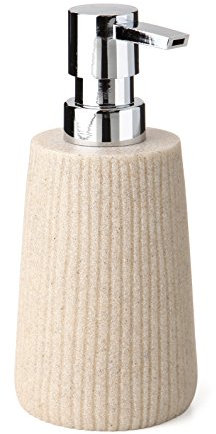 Tatay Saigon Liquid Soap Dispenser, Polyresin, Beige, One Size