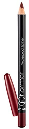 Flormar Lipliner Wasserfest 205 Elegant Bordeaux - Langanhaltender, Wischfester Lippenkonturenstift – Cremige Textur-für-Definierte Lippen – Für Alle Hauttöne Geeignet – Lip Pencil Naturton