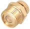 sourcing map Air Compressor G1/4 Male Thread Water Drain Valve Brass Tone