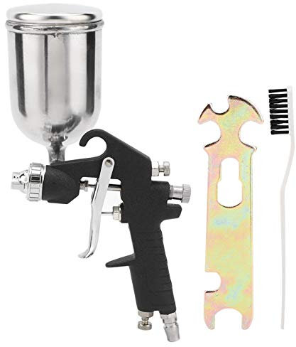 Kit de Pistola de pulverización neumática W-71-G de 1,5 mm, Pistola de pulverización de Aire de retoque de alimentación por Gravedad HVLP para Pintar aerógrafo de Coche