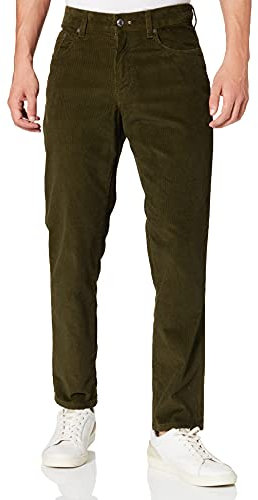 HACKETT LONDON Mens Cord 5 Pkt Pants, 665green, 31W/30L