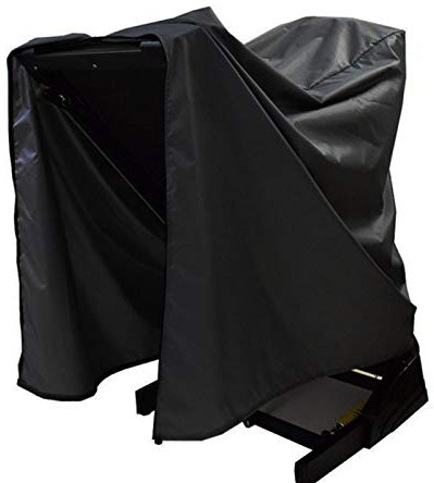 Staubdichte Abdeckung für Laufband, wasserdichte Abdeckung für den Innen- und Außenbereich (schwarz, Größe: 110 x 95 x 160 cm)