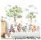 Grandora Wandsticker Waldtiere Kinderzimmer Wandaufkleber Wandtattoo DL794-5