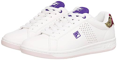 Fila Crosscourt 2 NT Wmn, Scarpe da Ginnastica Donna, White Royal Purple, 38 EU