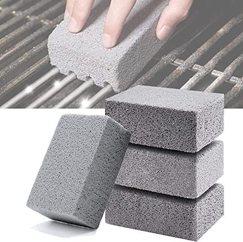 Natural Pumice Grill Griddle Cleaning Block,Reusable Ecological Grill Cleaning Brick,Magic BBQ Cleaning Tools