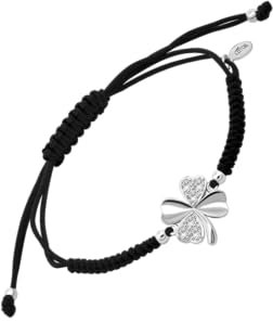 LOTUS SILVER Pulsera Plata Mujer LP3108-2/2 de Primera Ley 925 ml - Pulsera Trébol 4 Hojas con Amuleto de la Suerte - Pulido y Acabado Refinado - Regalo de Cumpleaños y Ocasiones Especiales