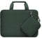 MOSISO Laptop Case 13.3 inch, 13-13.3 inch Laptop Sleeve Bag Compatible with MacBook Air/Pro 13 / Pro 14, HP Dell ASUS, Neoprene Carrying Computer Bag with Handle&Detachable Small Case, Emerald Green