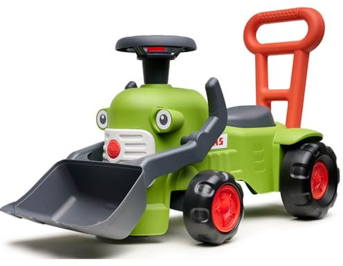 FALK 912D - Pala Frontal con tractopala (12 Meses, 90% de plástico Reciclado, Cuerno, Fabricado en Francia,