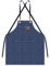 Yafe Chef Apron for Women Men, Canvas Work Apron with Adjustable Strap and Large Pockets, Apron for Cooking Kitchen Garden Restaurant Bar Painting—Blue