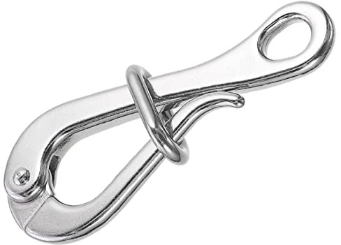 Anneome Quick Release Hook Sturdy Lifeboats Hook Sailing Boat Yacht Hook Stainless Hook Outdoor Hooks Hook for Convenient Boat Hook Solar Cable Spanners Hook for Boat Stainless Steel