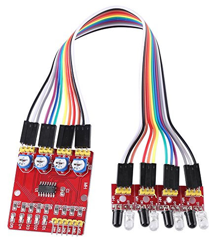 Infrarot-Reflexions-Sensor-Moduls Atz, Hindernis Vermeidung für Roboter-Auto-Tracking, 2-60cm Detektion Abstand mit Potentiometer, Ausgang Zum SCM-IO-Port
