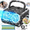 Tecnock Plug In Bubble Machine, Automatic Bubble Blower 20000+ Bubbles Per Min, Upgrade Bubble Maker for Kids Toddler, Portable Bubble Maker with 2 Fans,Outdoor Toys for Parties Birthday