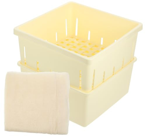 Cabilock 1set Tofu Press Mould Tofu Maker Kit for Homemade Cheese Compact Design Easy to Use Kitchen Essential for Vegan Cooking