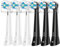 Ersatzköpfe kompatibel mit Oral B iO Zahnbürste, für Oral B iO 2/3/4/5/6/7/8/9/10 Serie Elektrische Zahnbürsten, mittlere Weichheit zum Schutz von Zähnen und Zahnfleisch, 6 Stück, weiß/schwarz