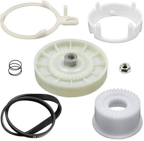 W10721967 Kit frizione puleggia lavatrice W10006384 Compatibile con Whirlpool, Compatibile con Kenmore, W10721967 W10006356 AP5951296