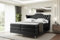 ALTDECOR Boxspringbett mit Silber Füßen, Matratze und Lattenrost, Topper, Polsterbett mit Bettkasten, Bett mit Stauraum H3- und H4- Matratze, Doppelbett -Vila-FS KING-200x200 - Schwarz Kunstleder