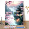 MEIYUDA Peinture par Numero Adulte, Paysage Kit de Peinture à l'Huile sur Toile par Numéro, Decoration Maison Cadeau 40x50cm(sans Cadre)