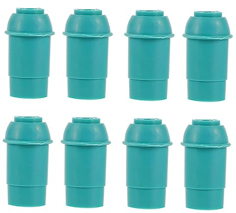 minkissy 10Pcs Cupping Pump Connectors Universal Vacuum Manual Pump Tips for Cupping Therapy Compatible Devices Sturdy Plastic Accessory for Massage and Health