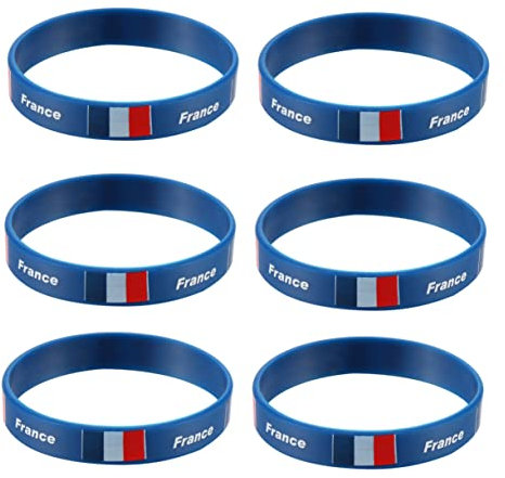 EXHUMKY 12stücke Teiliges Silikon-armband Mit Länderflagge Für Sportevents Komfortabel Langlebig Und Vielseitig Einsetzbar Für Fußballspiele Und Internationale Wettkämpfe