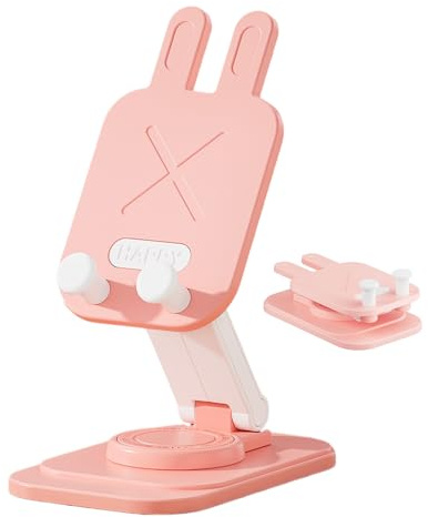 Schreibtischstation – zusammenklappbarer Telefonständer | Tragbares verstellbares Kinderbett-Dock | -Design für Frauen, perfekt für Tablet, Theke, Reisen, Küche, Nachttisch und