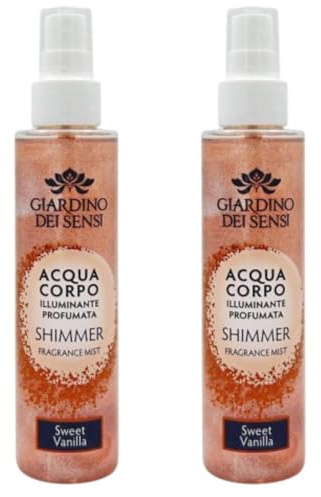 Giardino Dei Sensi Sweet Vanilla – Acqua Corpo Illuminante Profumata Shimmer Spray 150 ml– Effetto Shimmer Estivo & Pelle Luminosa (2)