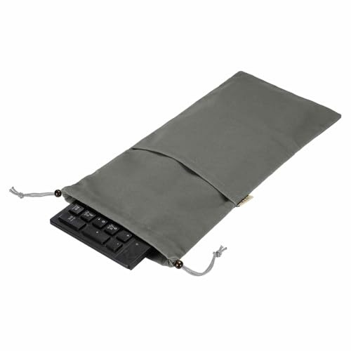 Nexarelle Keyboard Sleeve Cover 108 Keys Keyboards Portable Case (40 x 19 cm, Gray) - Dustproof, Waterproof for Wireless Mechanical Keyboards