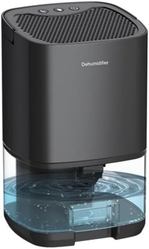 Deumidificatore portatile, tecnologia Peltier ultra silenziosa, luci LED a 7 colori, filtro rimovibile lavabile per casa e ufficio