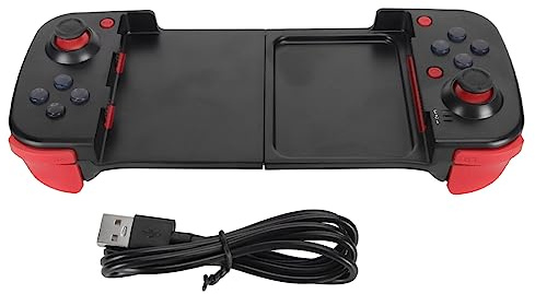 lyrlody Telefon-Gamepad, Dehnbare Unterstützung USB-kabelgebundener Mobiler Game-Controller für für Spielekonsole
