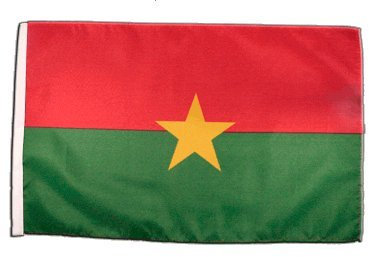 Fahne Flagge Burkina Faso 30 x 45 cm