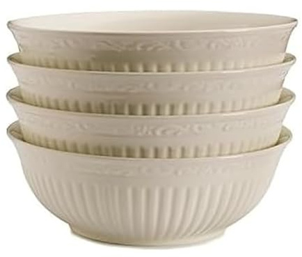 Mikasa Italian Countryside Soup/Cereal Bowl, 7-Inch, Set of 4