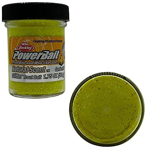 Berkley Paste für Forelle Forellenpaste PowerBait Natural Scent Garlic Sunshine Yellow 50 g Garlic Sunshine Yellow See Tremarella