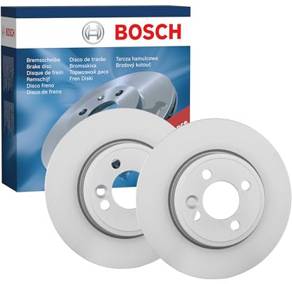 Bosch BD1319 Brake Disc Set - 280 mm - Front Axle - 1 Set of 2 Discs | Vented Coated Discs - ECE-R90 Certified - Great Cooling, Advanced Corrosion Protection