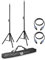 LD Systems DAVE 8 SET 2 - 2 x pied d'enceinte avec housse de transport + 2 x câble haut-parleur 5 m pour DAVE 8 systèmes