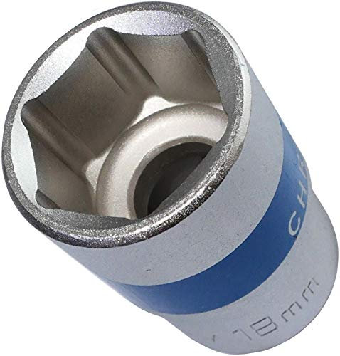 AERZETIX - Douille de vissage six pans 18mm - Douille carré 1/2 - CrV - C2151