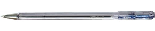 Pentel Superb BK77 Ballpoint Pens Medium Point Pack of 6 Blue