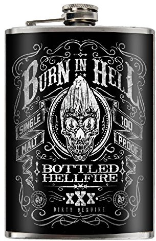 Burn in Hell Flachmann