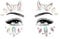 Glamza Face Crystal Sticker for Women Mermaid Rave Festival Glitter Rhinestone Temporary Tattoo Face Jewels Face Sticker Eyebrow Face Body Jewellery (STYLE 06)