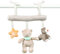 Nattou Spielzeug zum Aufhängen, Mia und Basile, 15 x 15 x 25 cm, Braun/Beige